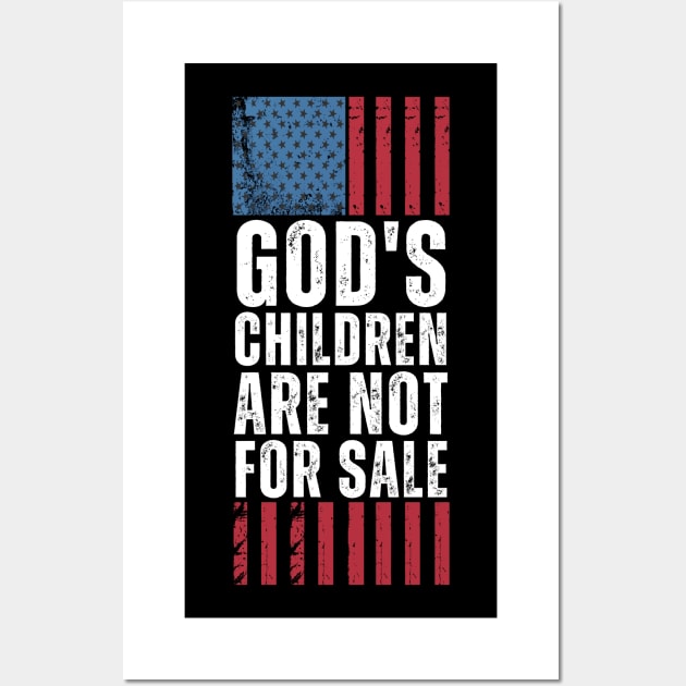 God's Children Are Not For Sale Wall Art by StarMa